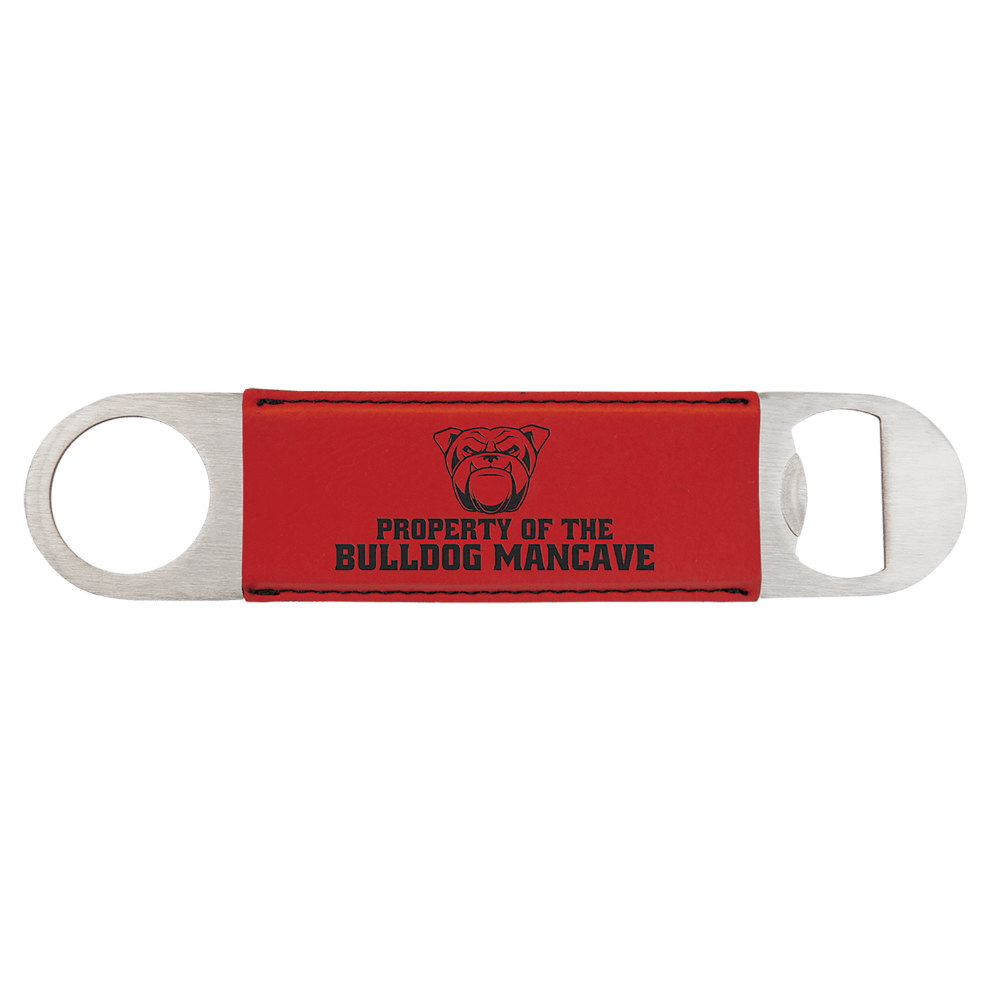 1 1/2" x 7" Leatherette/ Bottle Opener