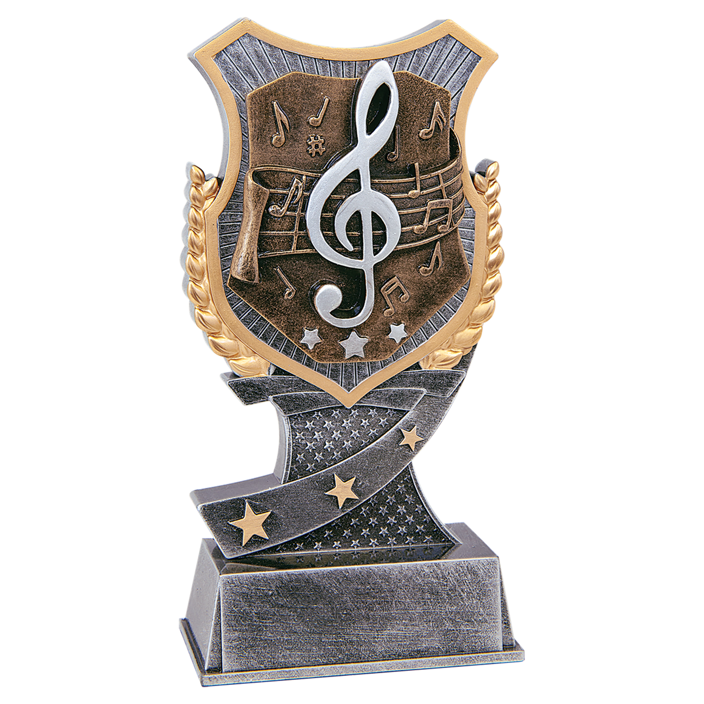Music Shield Award - 6"