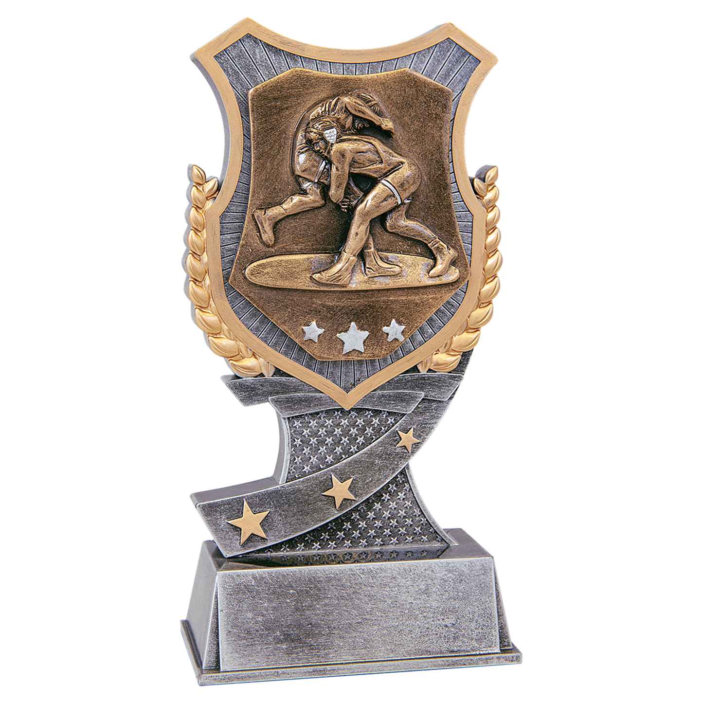 Wrestling Shield Award - 7"