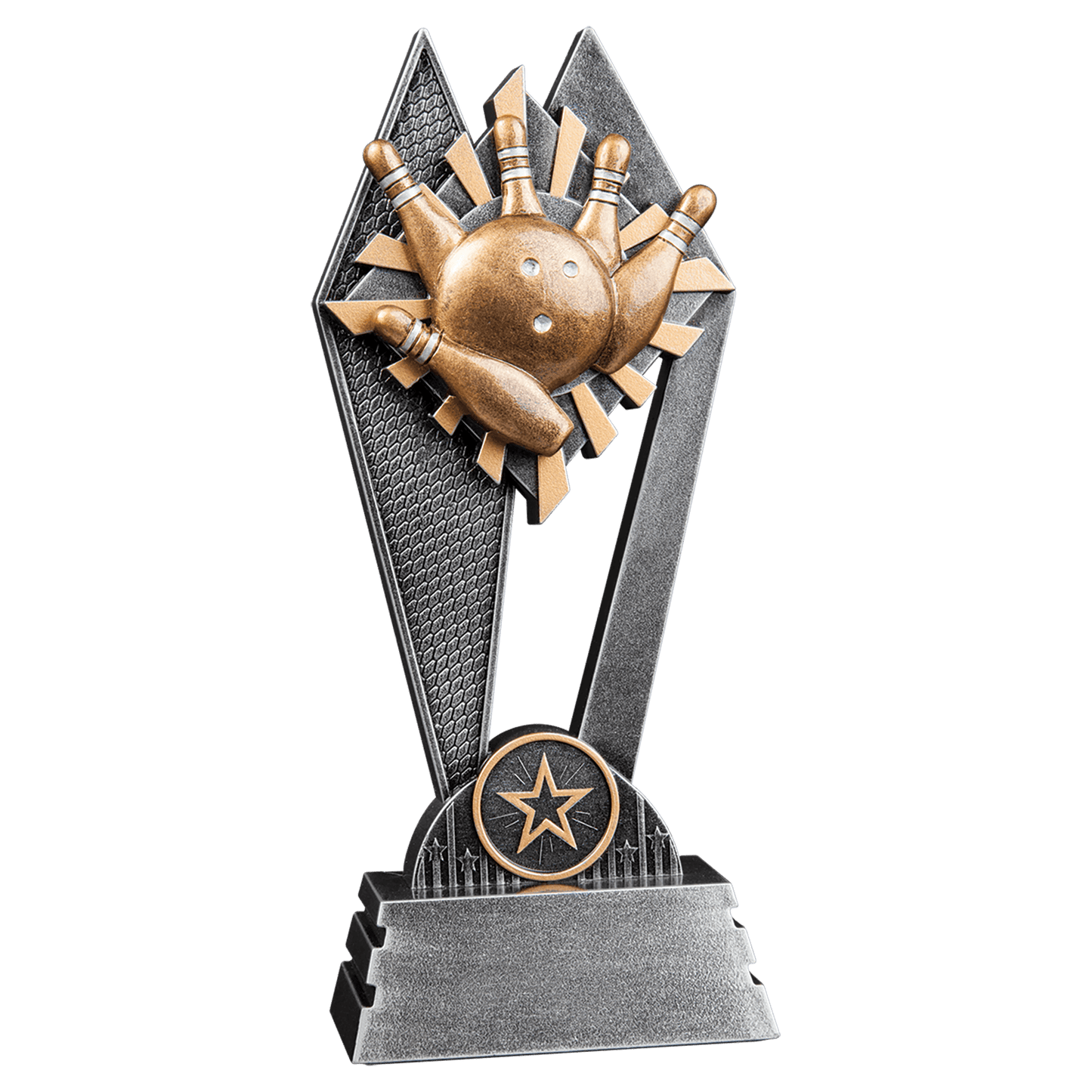 Bowling Sun Ray Award - 8"