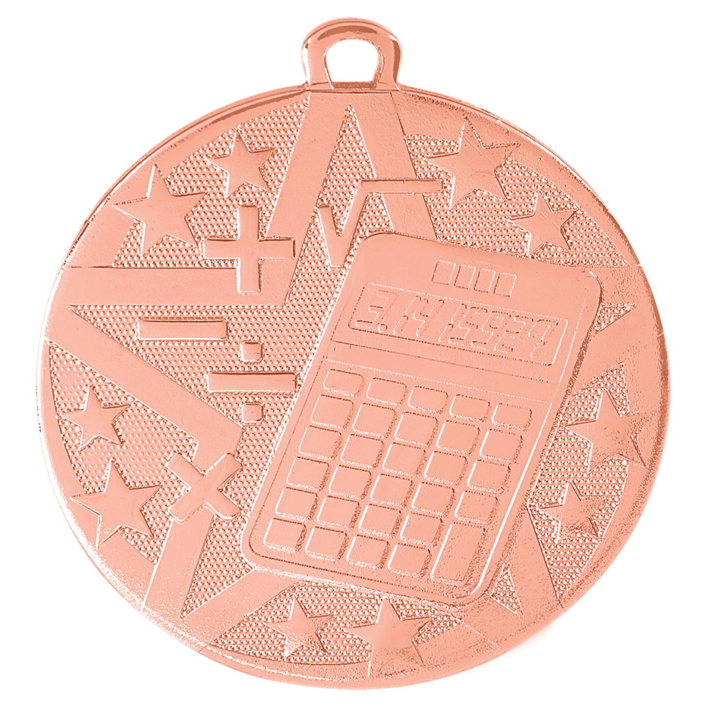 Bronze Superstar Math Medal - 2"
