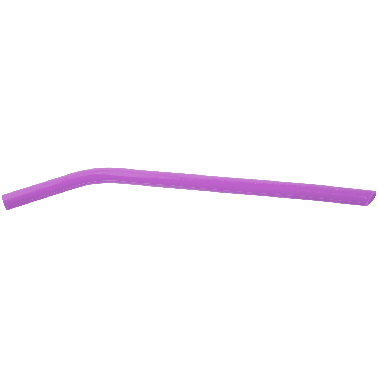 Purple Large Silicone Straw - 10"