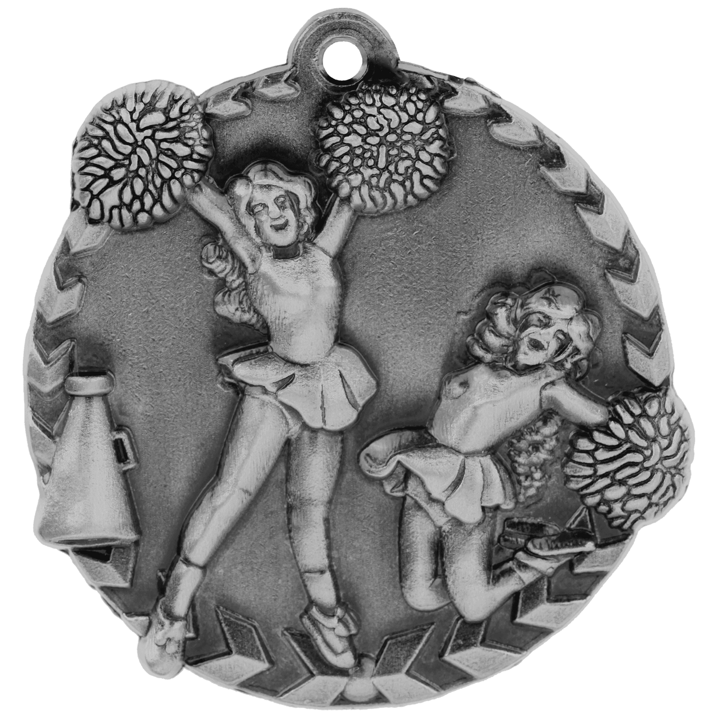 Antique Silver Cheer Millennium Medal - 1 3/4"