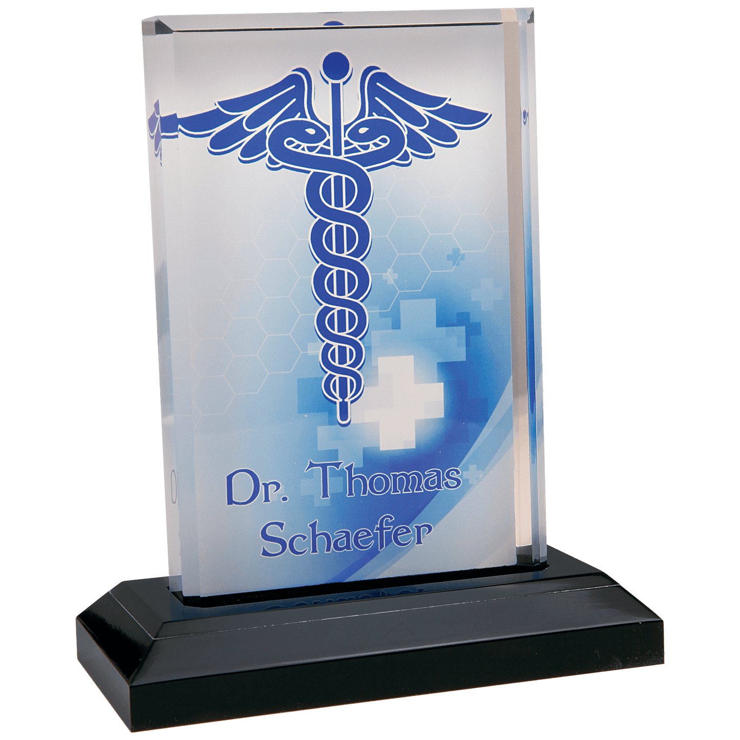 Sublimatable Rectangle Beveled Impress Acrylic - 5" x 6"