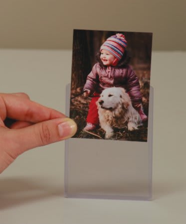 3 1/2" x 5" Clear Topload Photo Frame