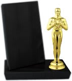 4" x 6" Value Black Finish Standup Plaque