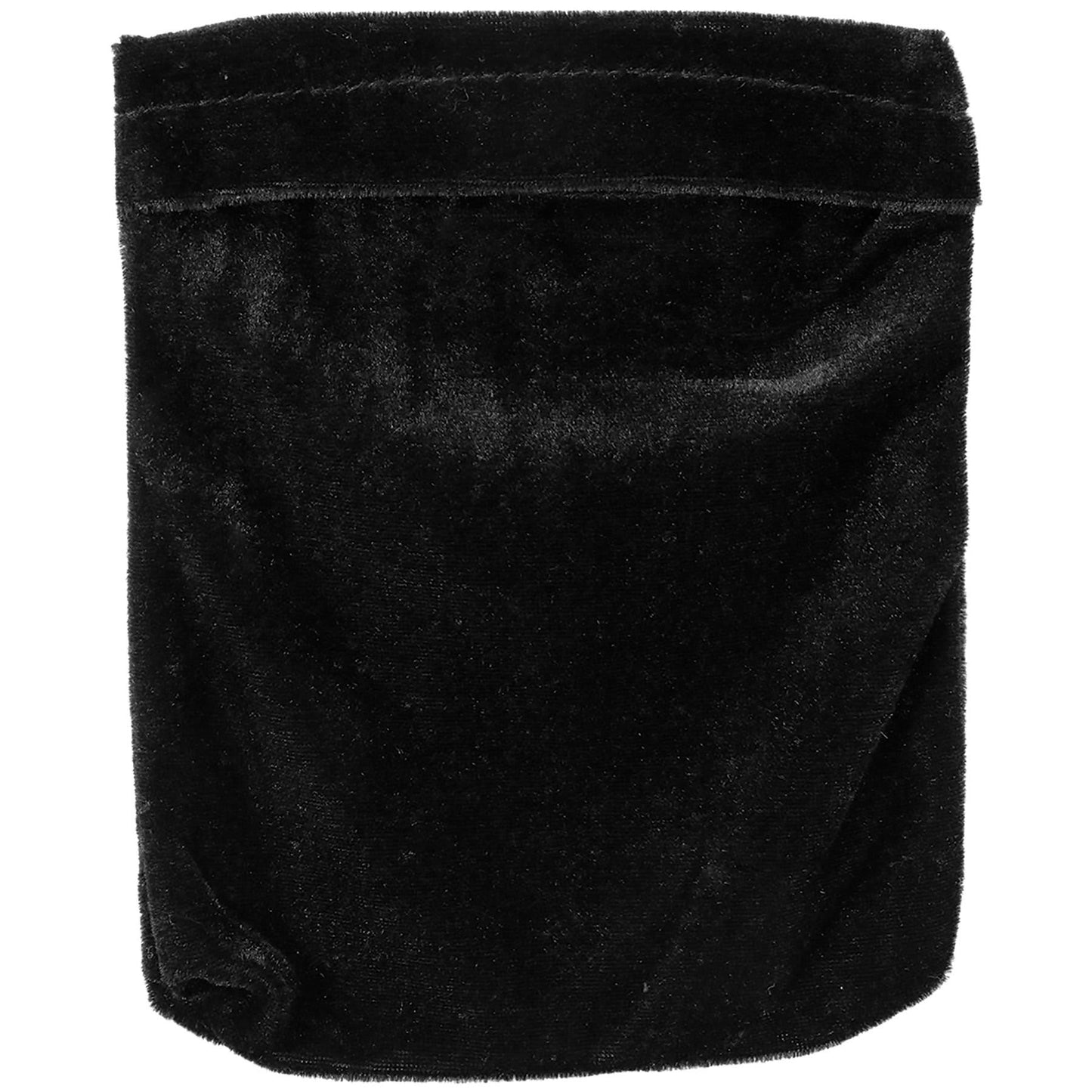 12" x 15" Black Fold-Over Velvet Bag