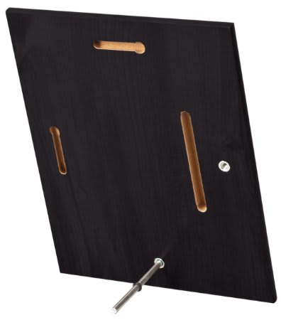 5" x 7" Gloss Value Black Finish Plaque with Pin