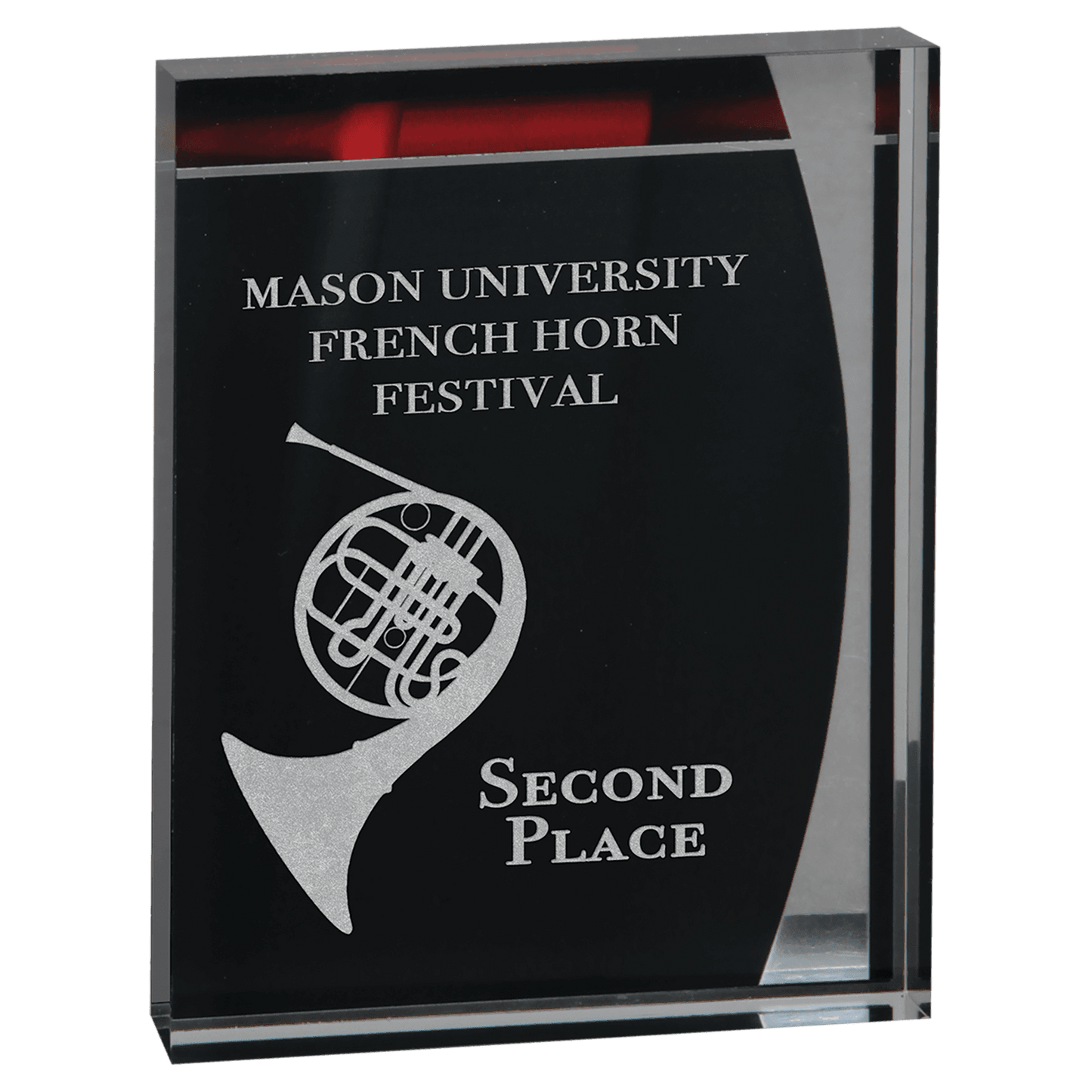 Lustre Acrylic Standup Plaque - 5 1/4" x 6 1/2"