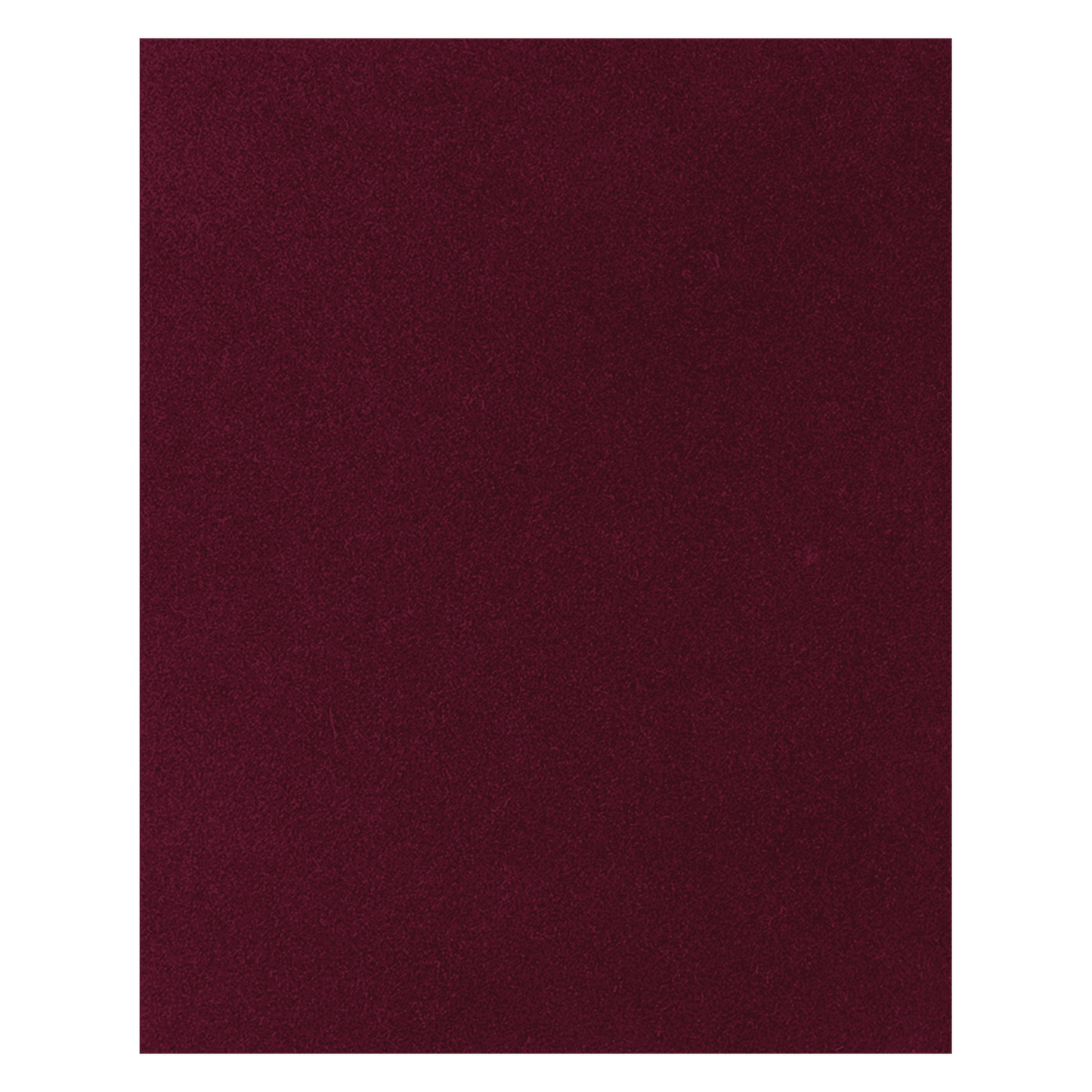 14" x 21" Maroon Velour Backing