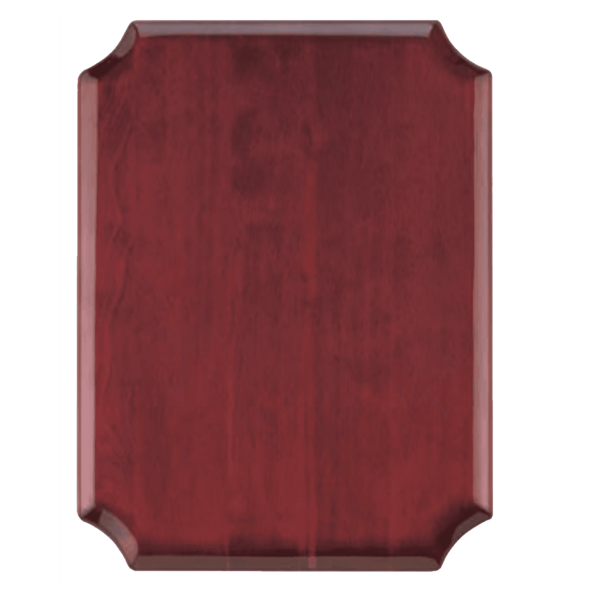 8x10 1/2 Rosewood Piano Plaque with Notched Corners