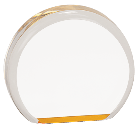 Gold Acrylic Circle - 3 1/2"