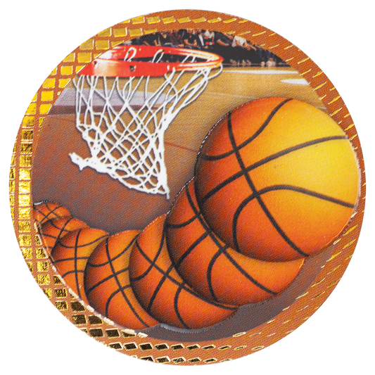 2" Basketball Dazzle Insert