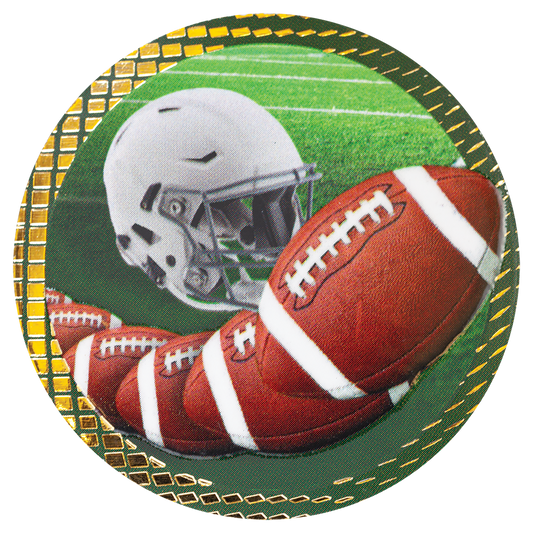2" Football Dazzle Insert