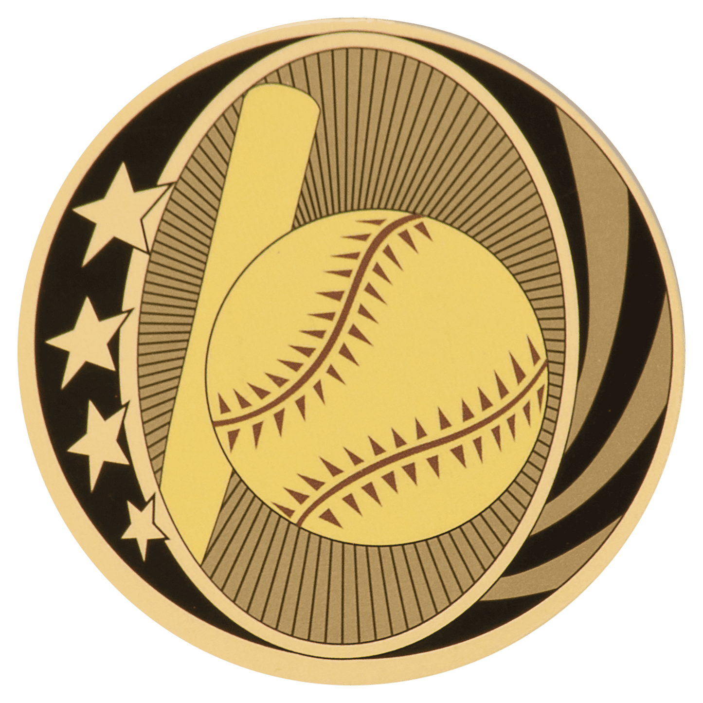 2" MidNite Star Baseball/Softball Mylar Insert