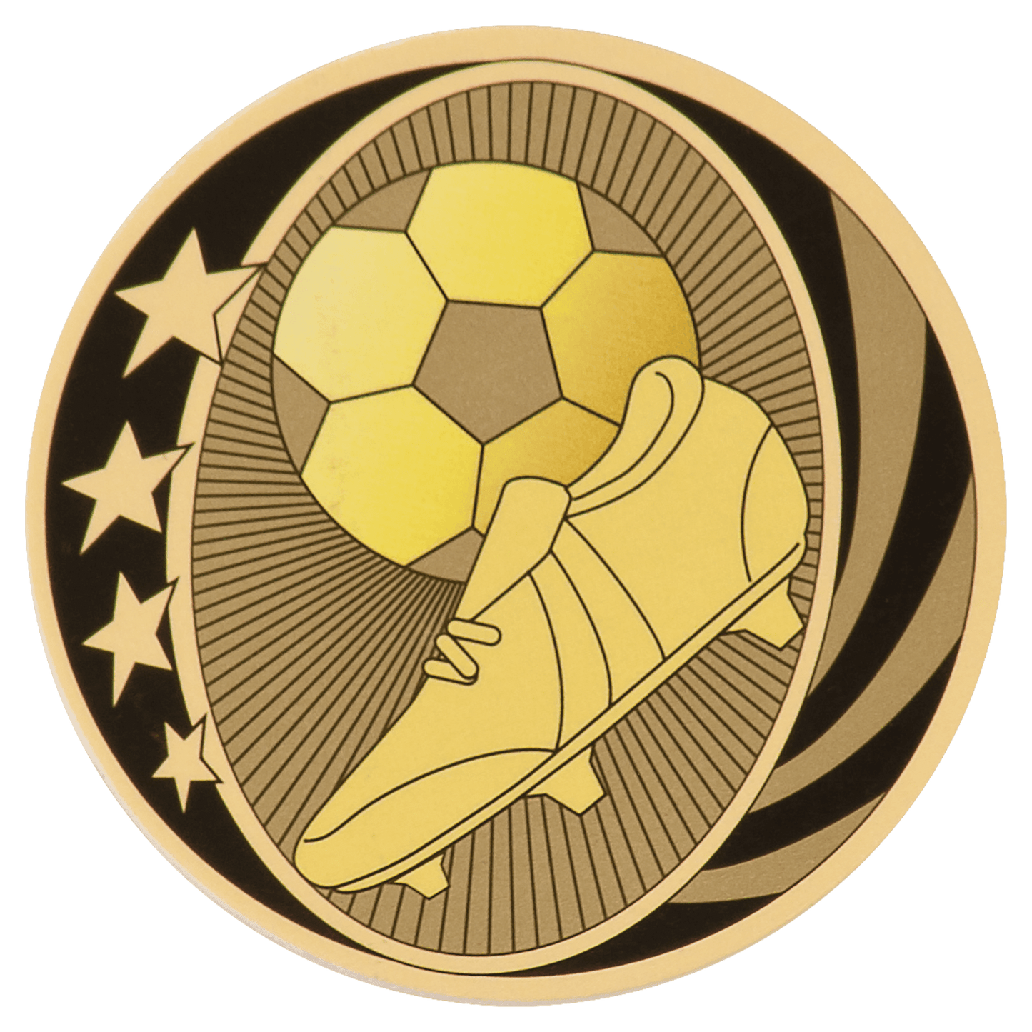 2" MidNite Star Soccer Mylar Insert