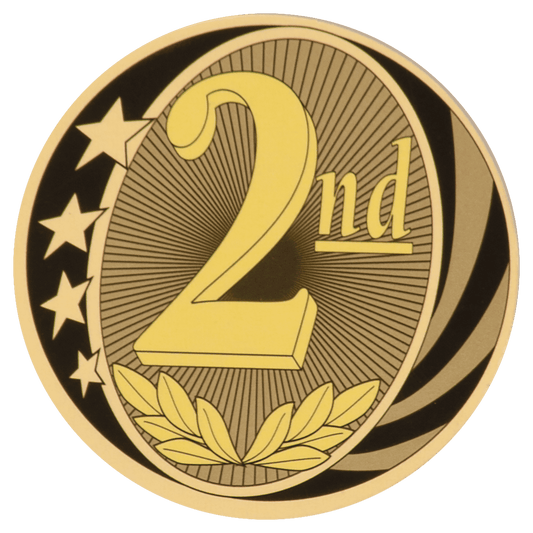 2" MidNite Star 2nd Place Mylar Insert