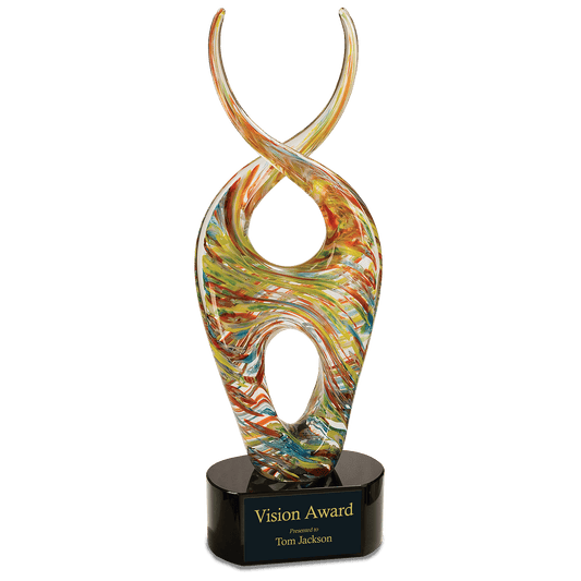 Color Twist Art Glass - 14"