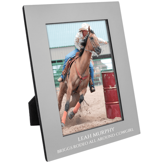 Gray Aluminum Photo Frame - 4" x 6"