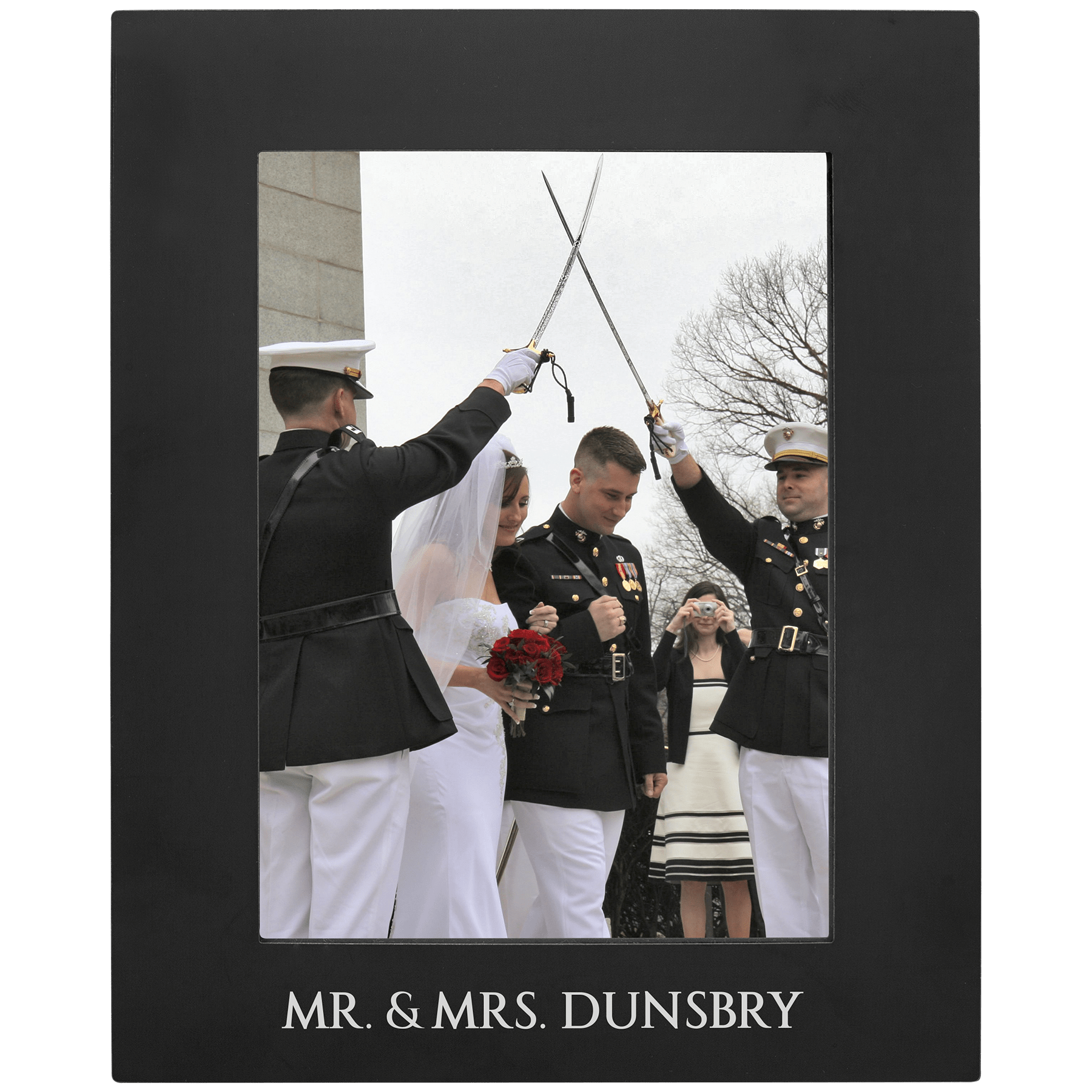 Black Aluminum Photo Frame - 5" x 7"
