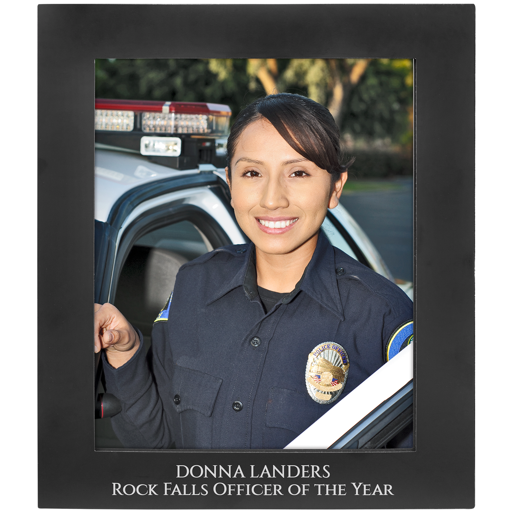 Black Aluminum Photo Frame - 8" x 10"