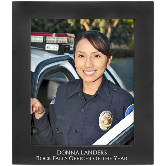 8" x 10" Black Aluminum Photo Frame