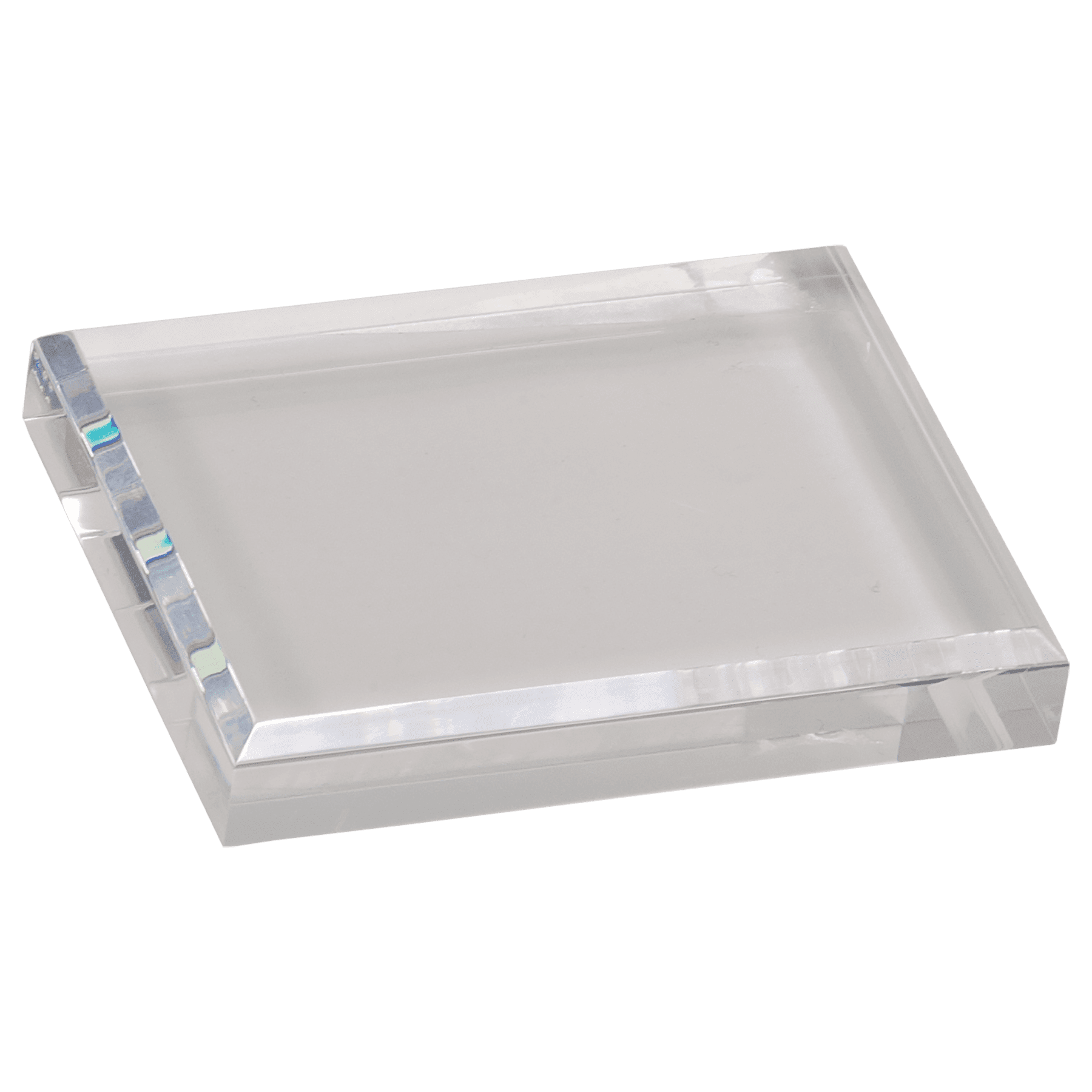 Clear Acrylic Paperweight - 4 1/2" x 3 1/2"