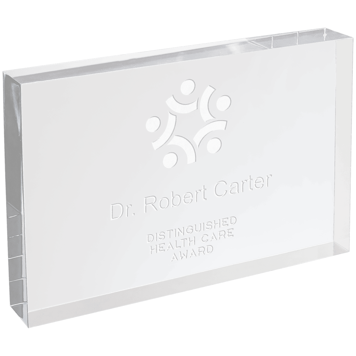Clear Rectangle Square Cut Acrylic - 5" X 7"