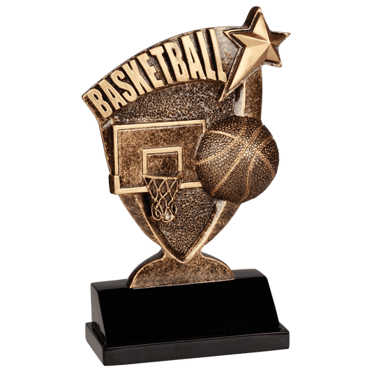 Basketball Broadcast Resin - 6"