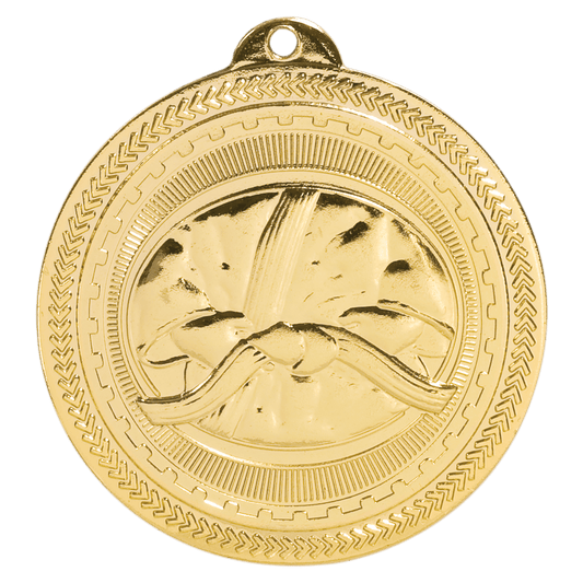 2" Bright Gold Martial Arts Laserable BriteLazer Medal