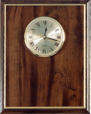 Plaques with Clocks