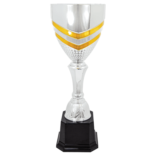 Completed Metal Cup Trophy on Plastic Base - 17"