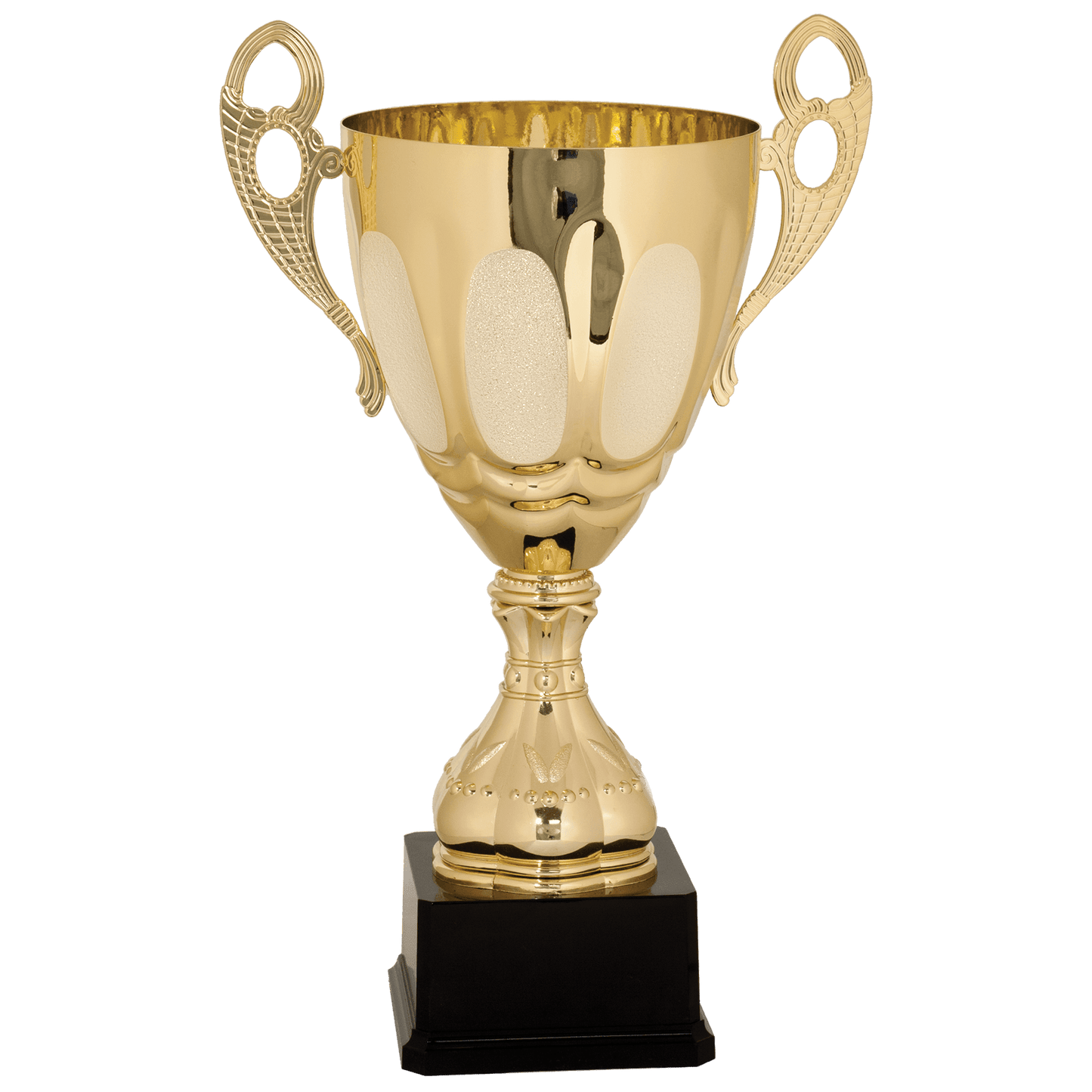 Gold Completed Metal Cup Trophy on Plastic Base - 17 1/2"