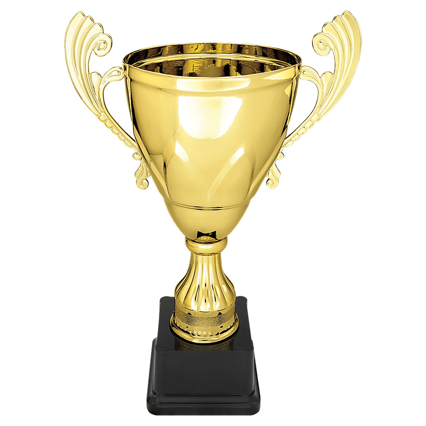 Gold Completed Metal Cup on Plastic Base - 11"