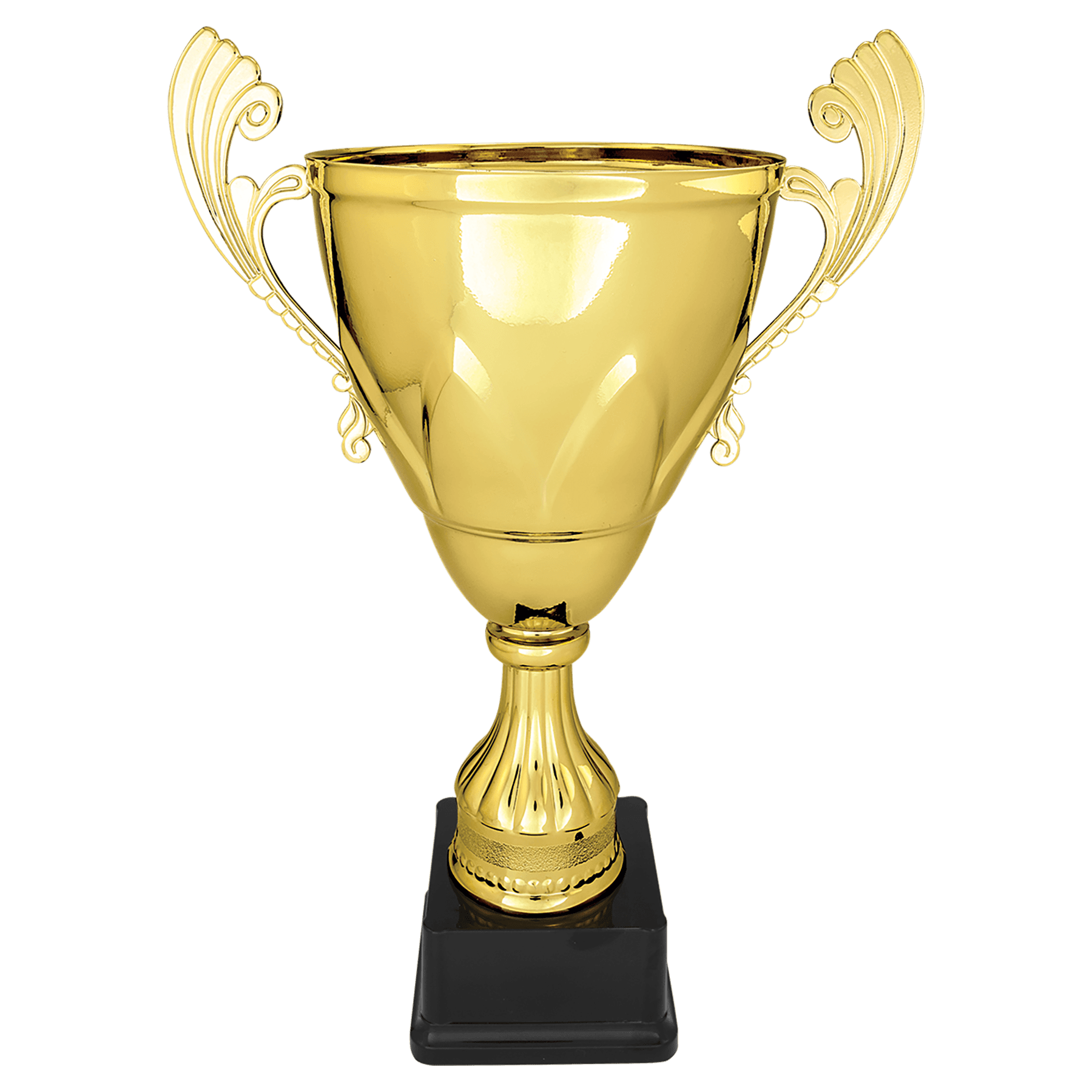 16 3/4" Gold Completed Metal Cup on Plastic Base