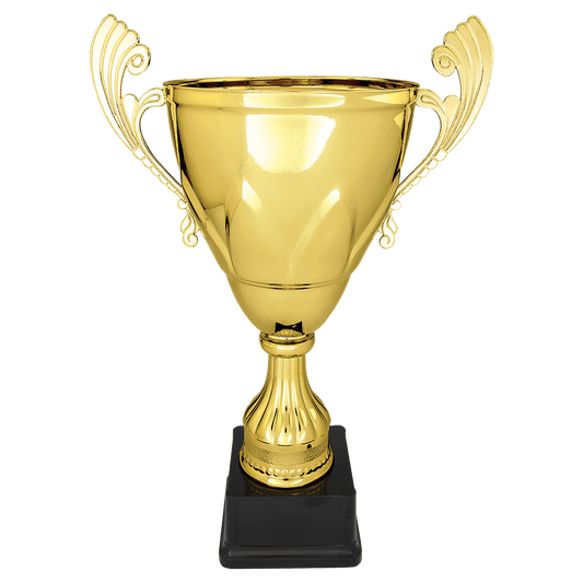 16 3/4" Gold Completed Metal Cup on Plastic Base