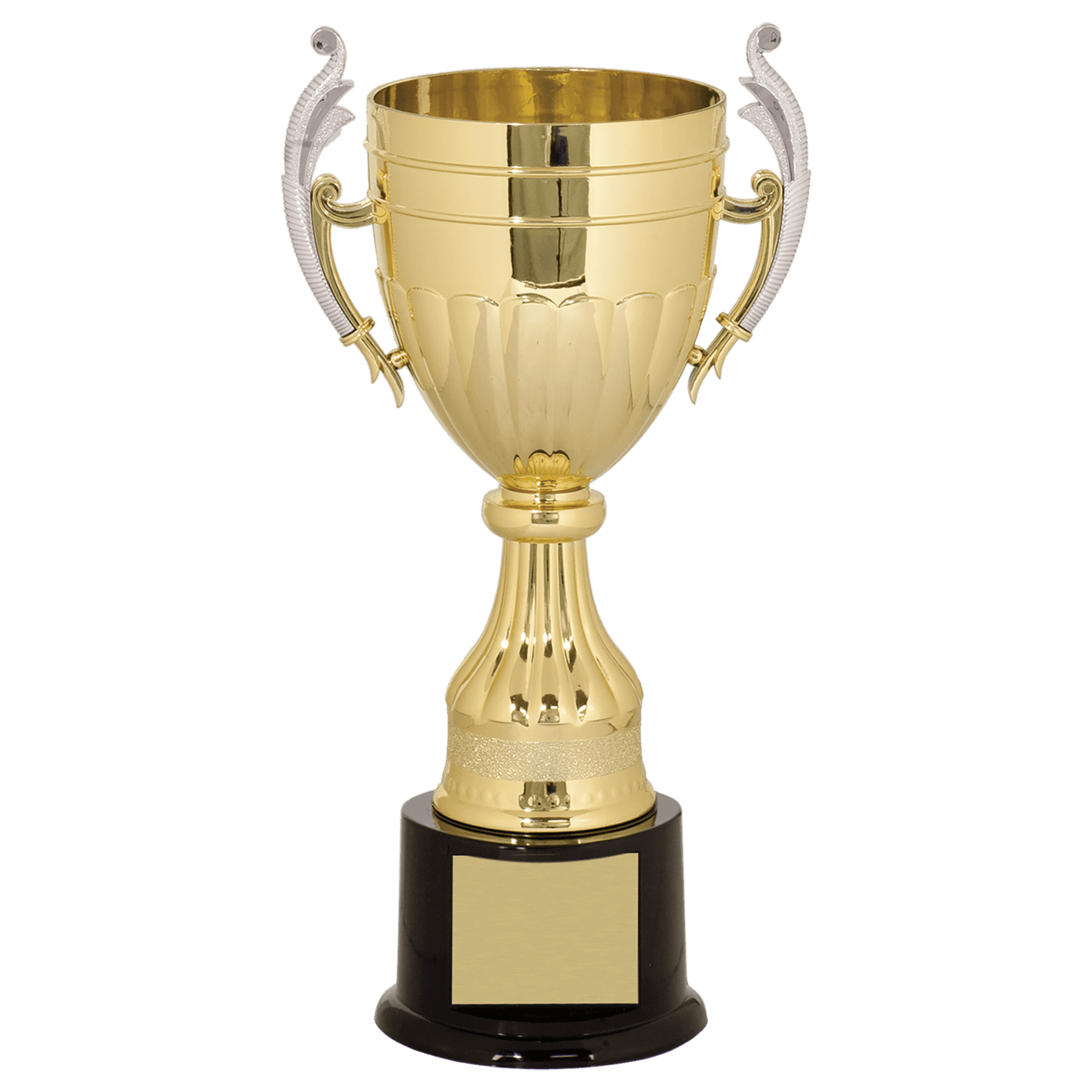 Gold/Silver Plastic Completed Cup Trophy - 11"