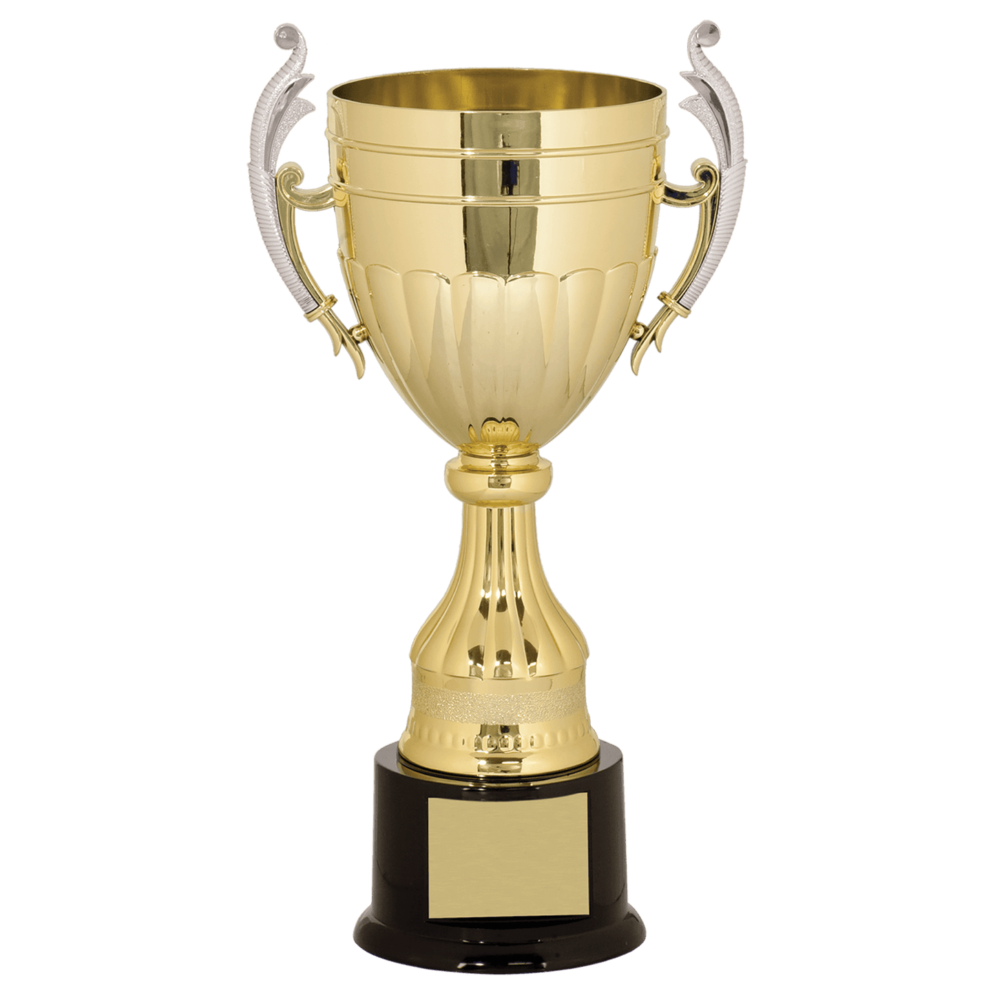 Gold/Silver Plastic Completed Cup Trophy - 13"