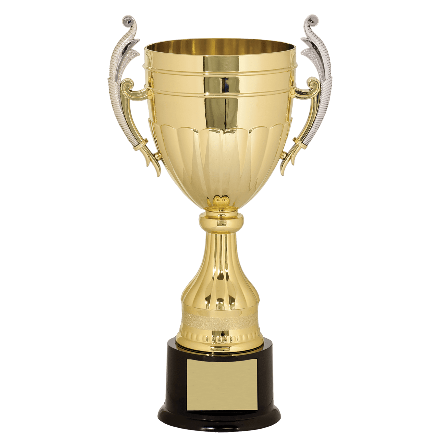 Gold/Silver Plastic Completed Cup Trophy - 24 3/4"