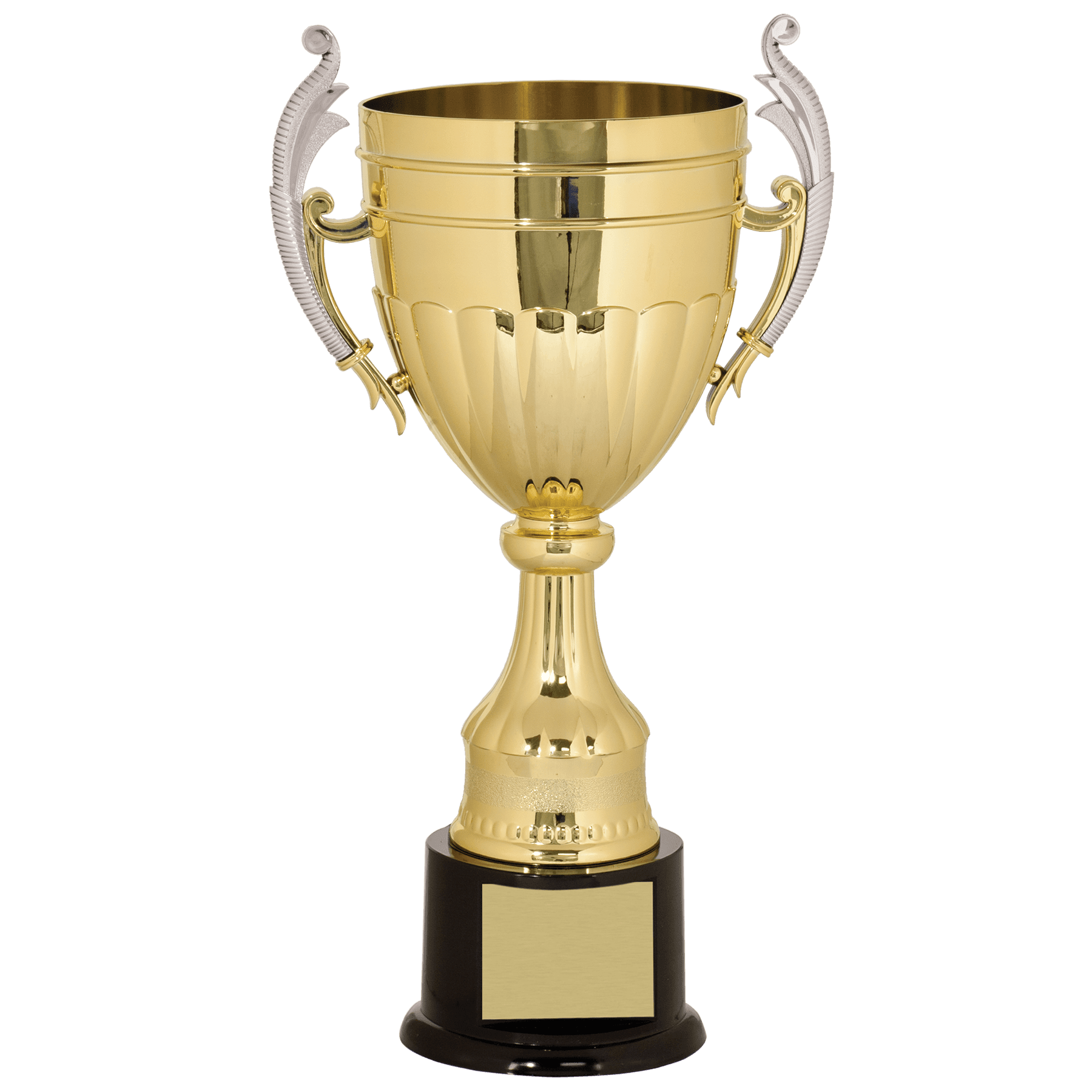 Gold/Silver Plastic Completed Cup Trophy - 16 3/4"