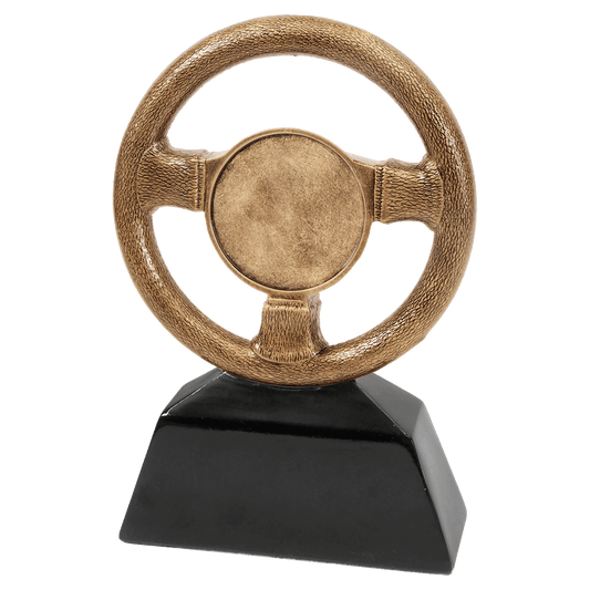 Antique Gold Steering Wheel Resin with 2" Insert Area - 7"