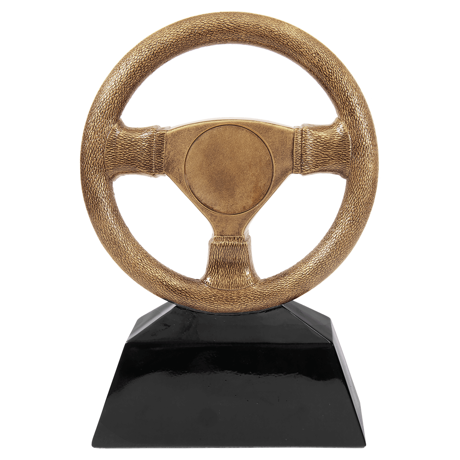 Antique Gold Steering Wheel Resin with 2" Insert Area - 10"