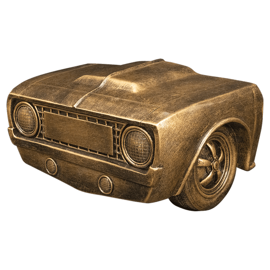 Antique Gold Car Grill Resin - 8 1/8" x 4 1/4"