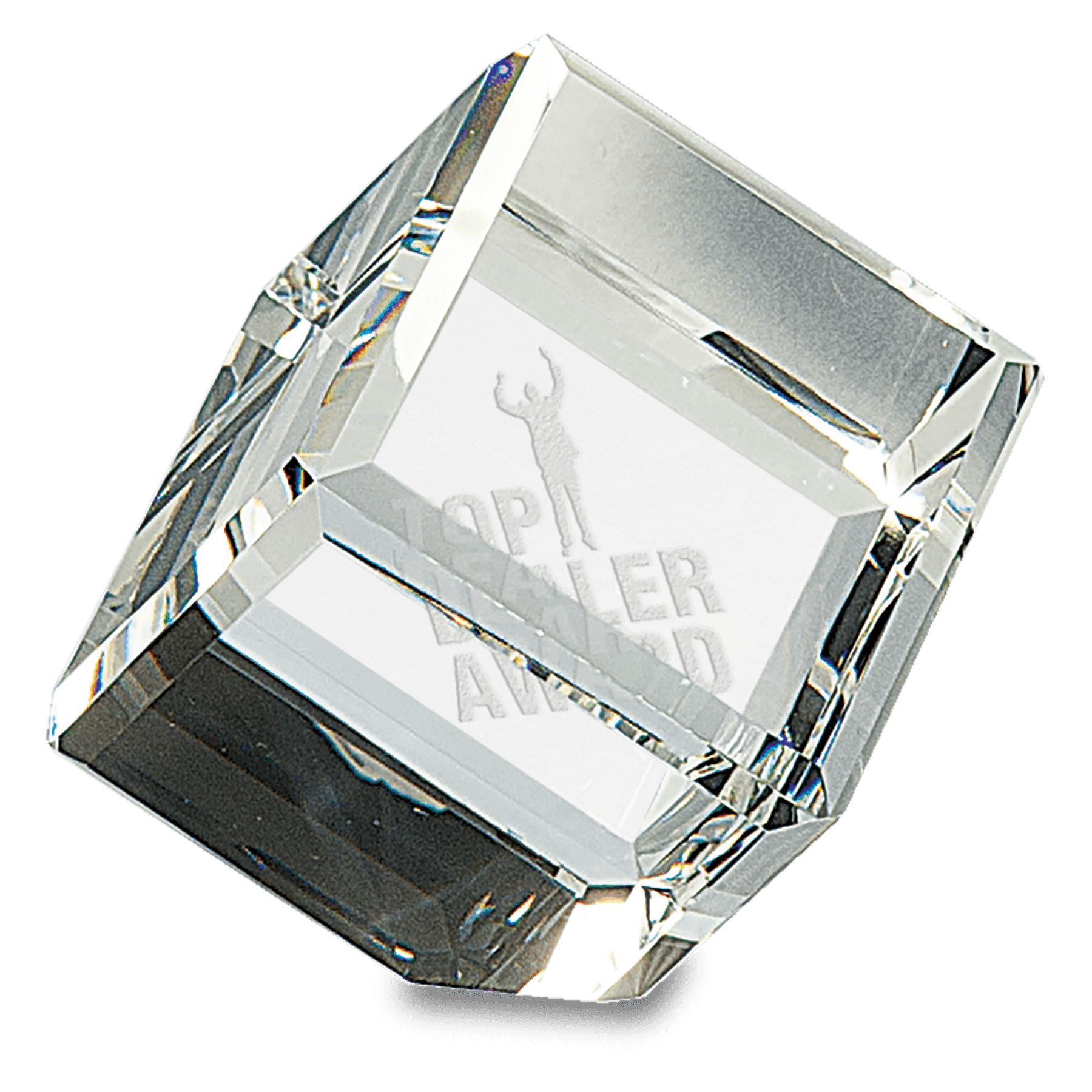 Crystal Cube - 2 1/2" x 2 1/2"