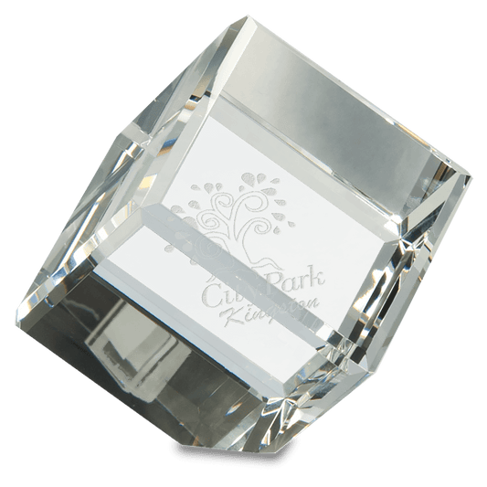 Crystal Cube - 3" x 3"