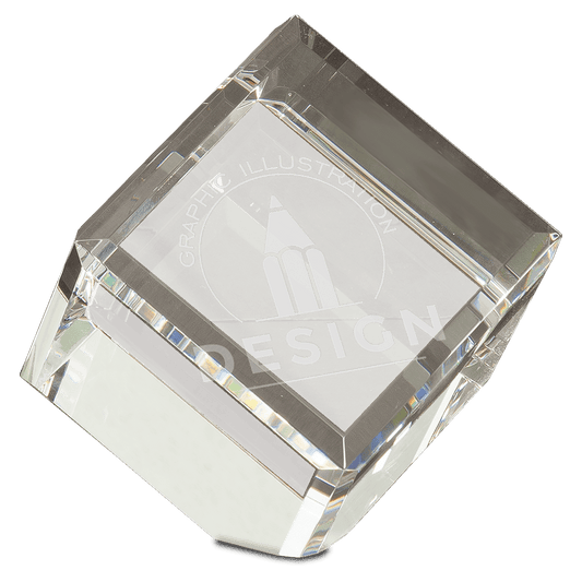 Crystal Cube - 3 1/2" x 3 1/2"