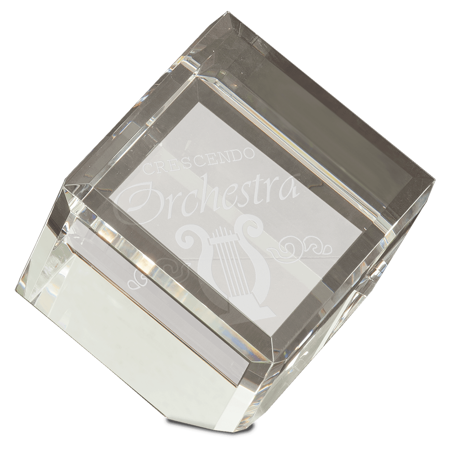 Crystal Cube - 4" x 4"