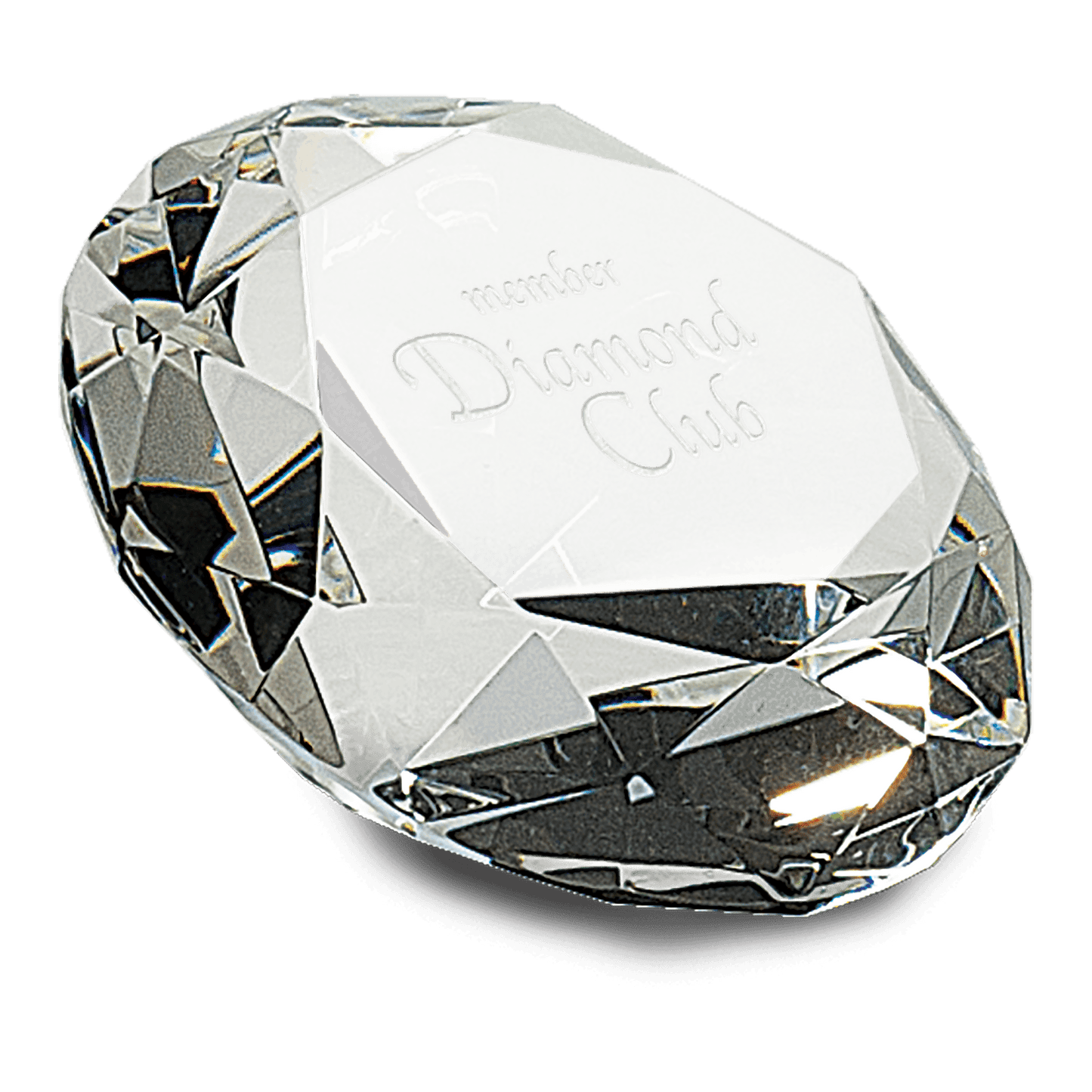 Clear Crystal Diamond (4" Diameter) - 2 1/2"