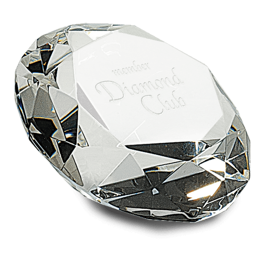 Clear Crystal Diamond (4" Diameter) - 2 1/2"