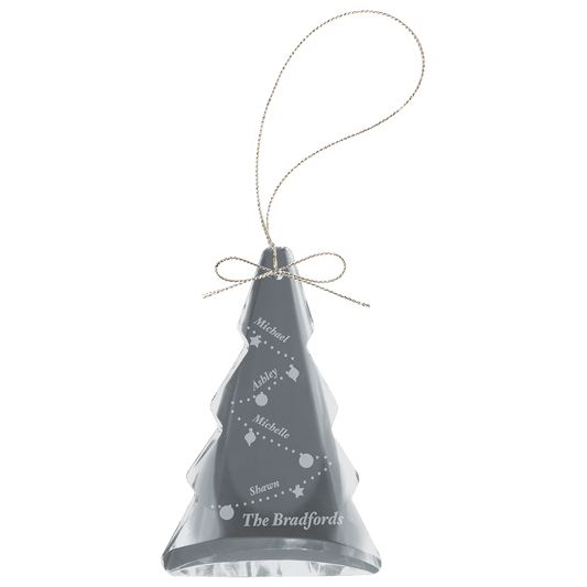 Crystal Tree Ornament - 3"
